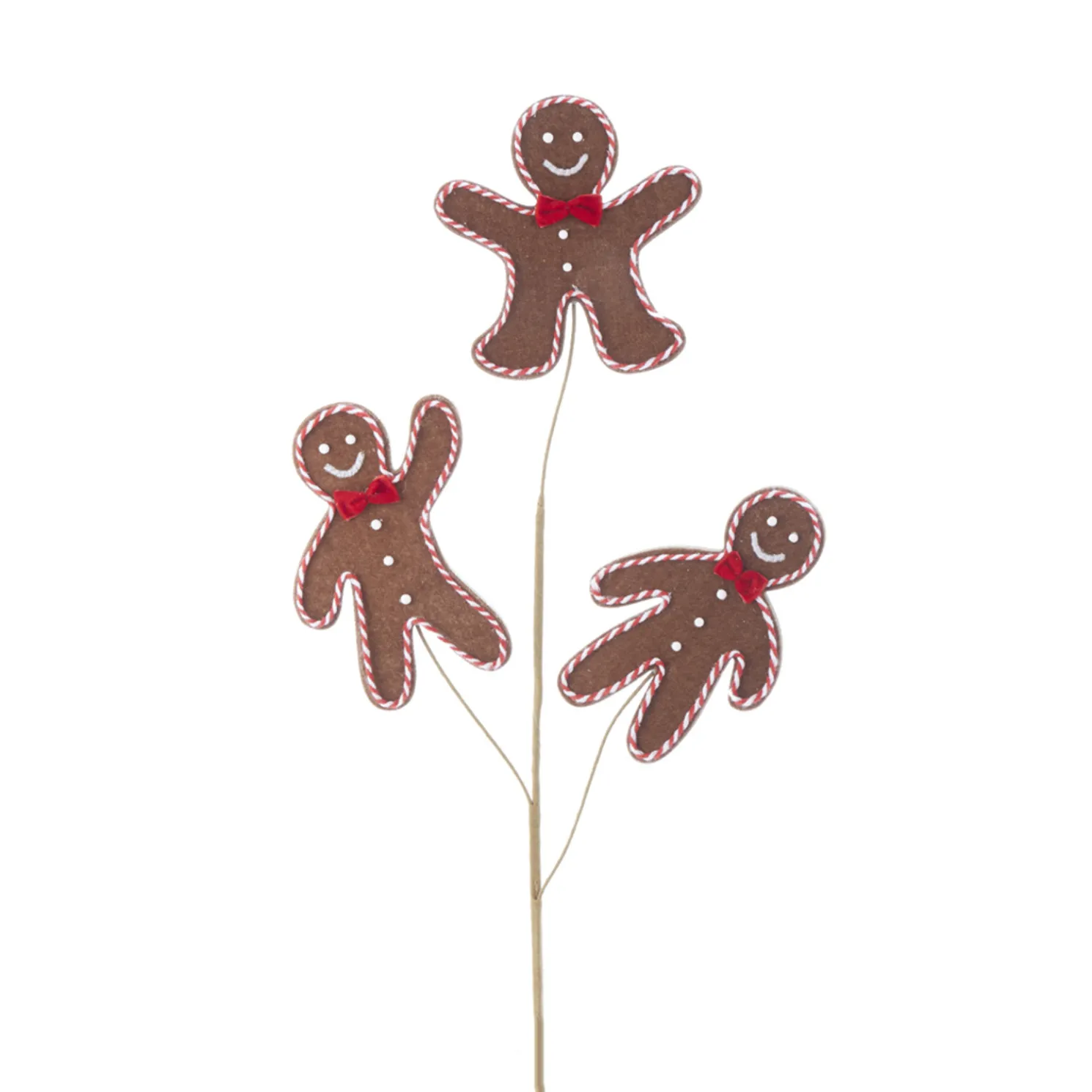 25" Gingerbread Christmas Tree Spray C6958