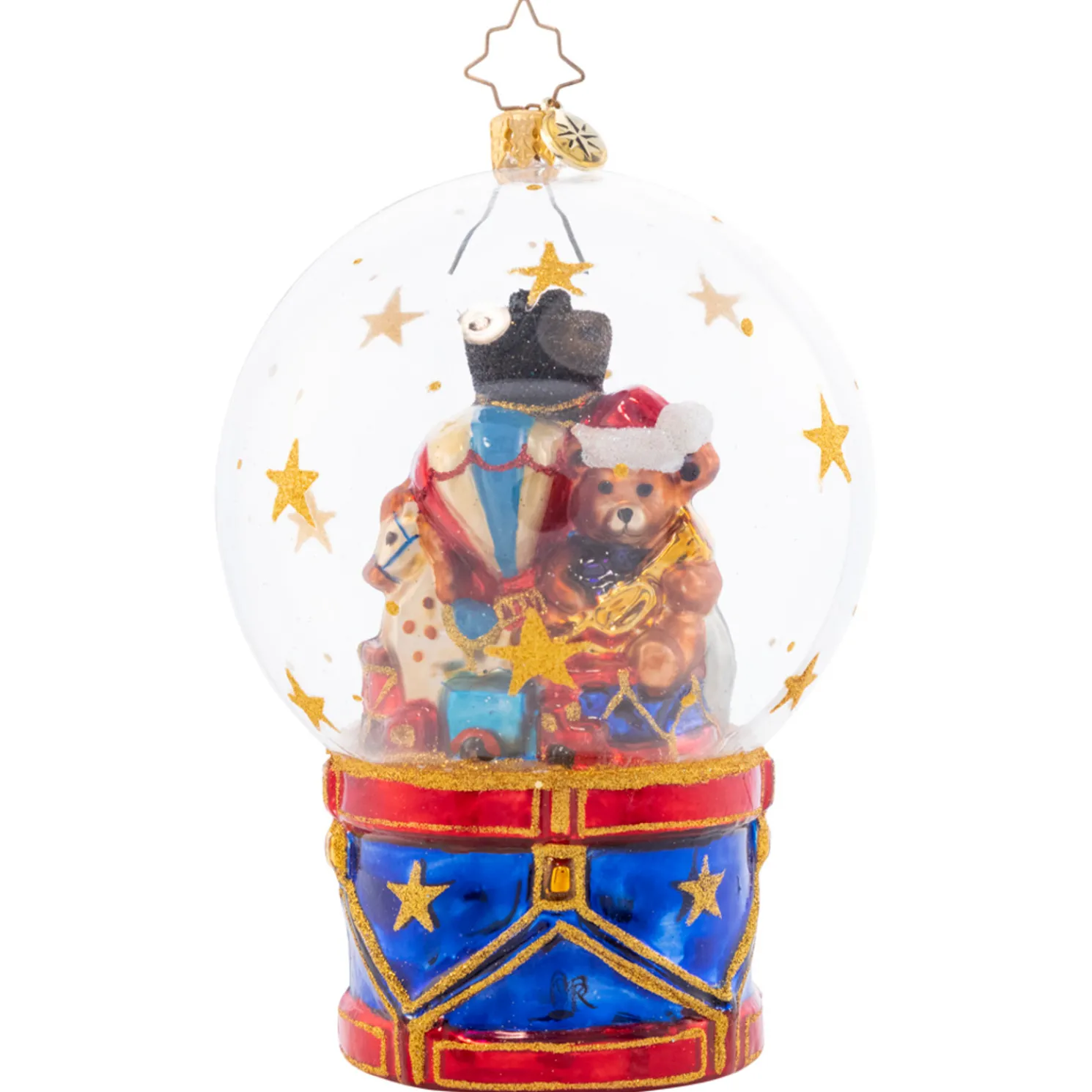 Christopher Radko Toyland Treasures Snow Globe Glass Ornament 1021566