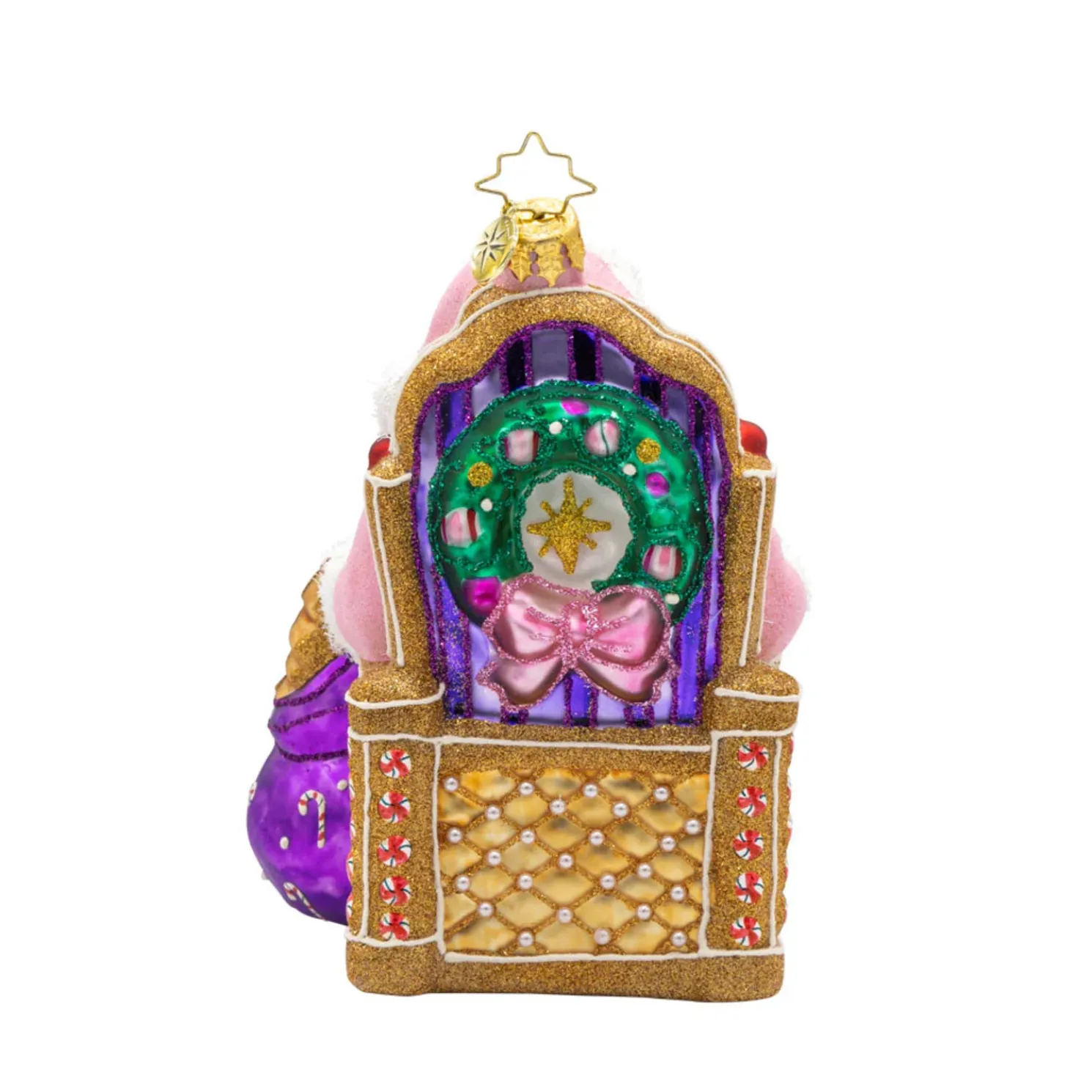 Christopher Radko Sweet Tooth Santa Glass Christmas Ornament 1022202