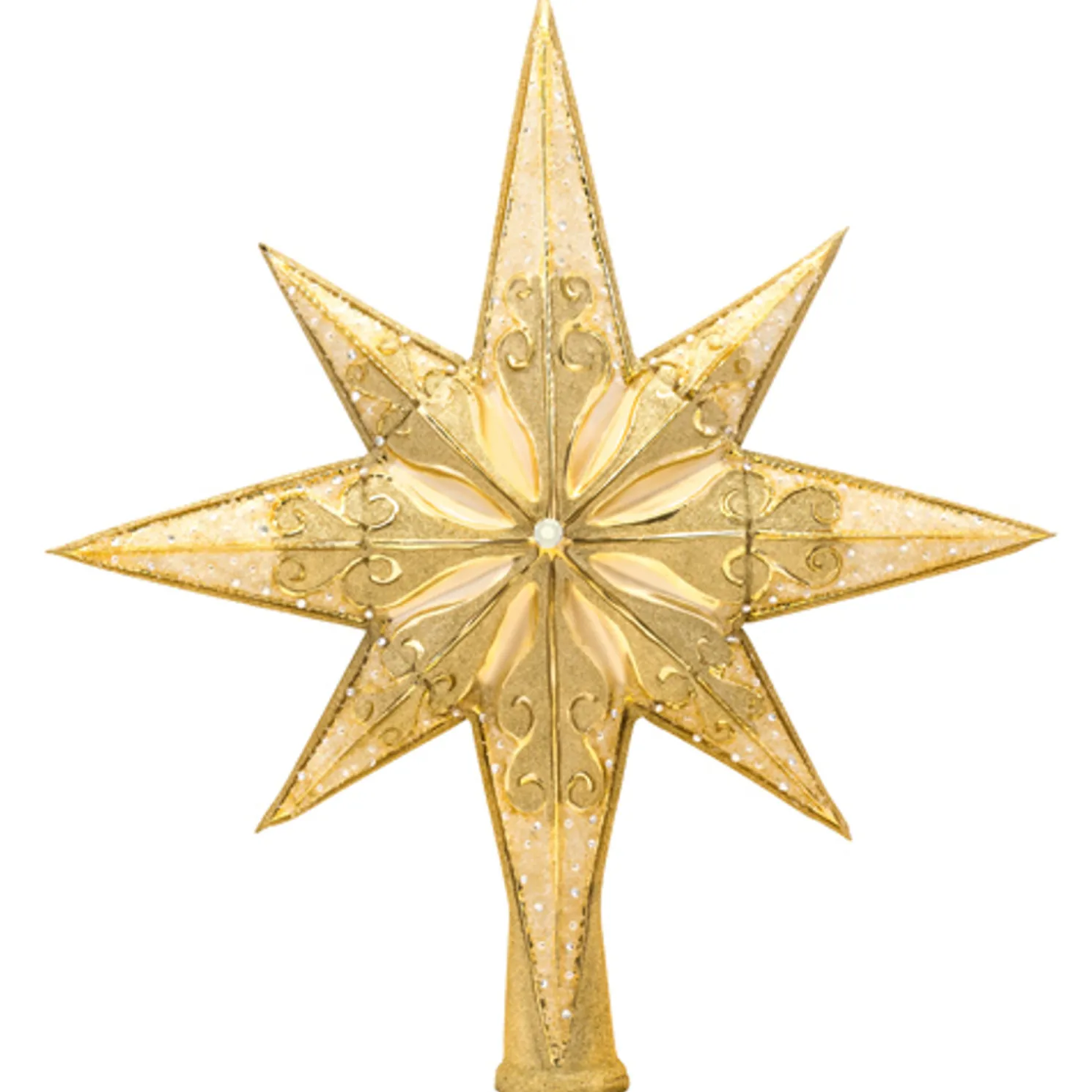 Christopher Radko Golden Radiance Glass Tree Topper 1017492