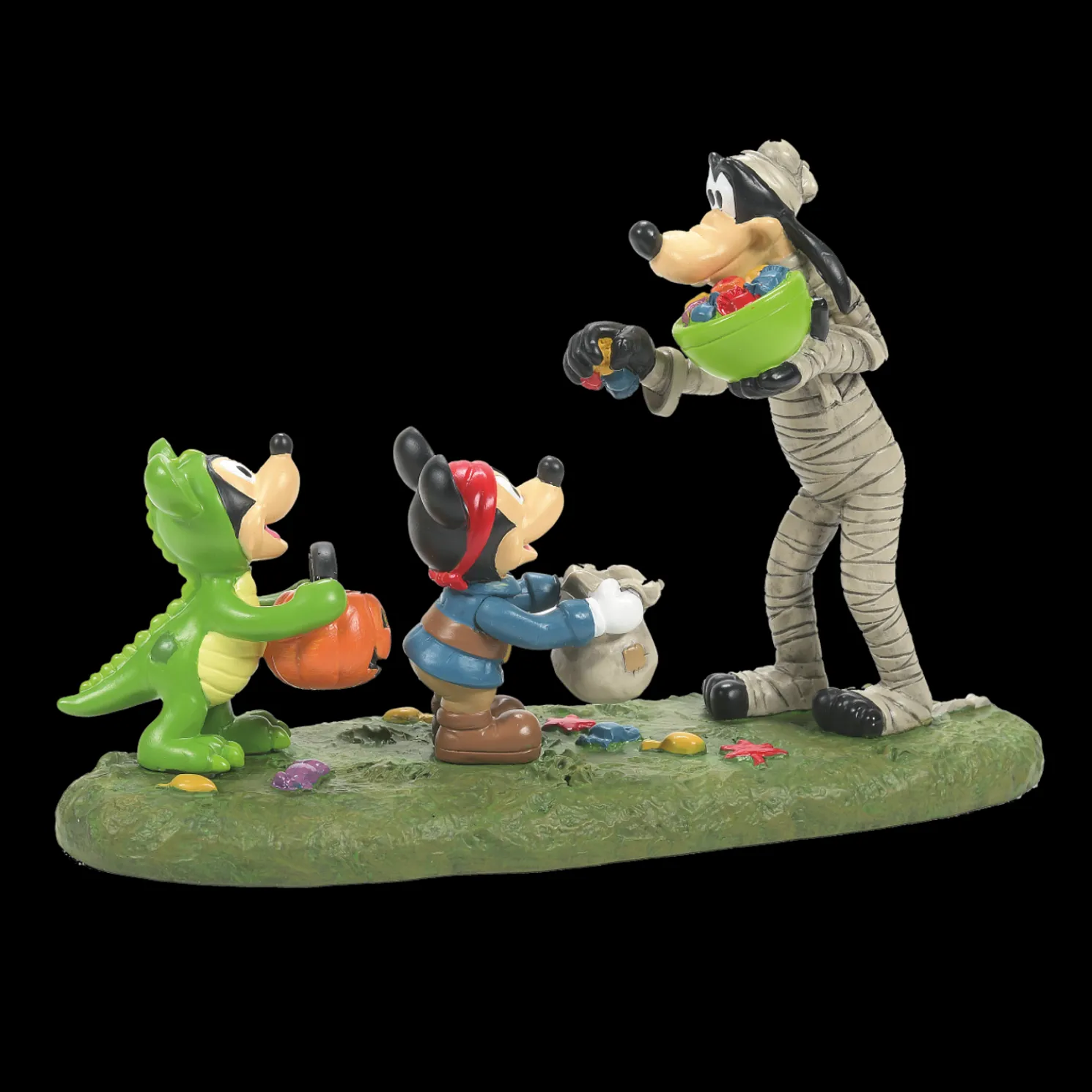 Department 56 Disney's Pumpkintown Halloween Village Halloween Treats From Goofy 6009781