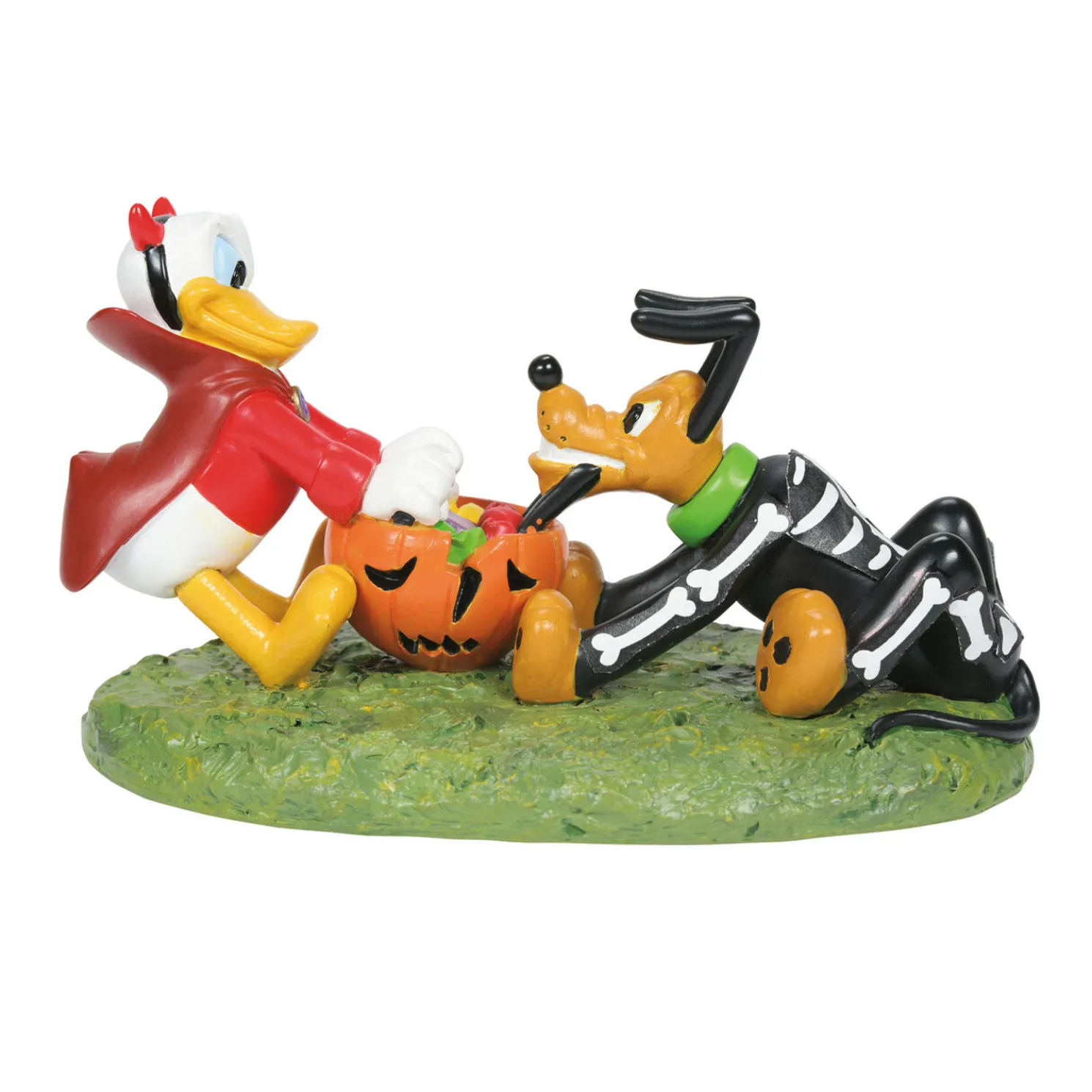 Department 56 Disney's Halloween Pumpkintown Village Donald and Pluto's Tussle 6007729