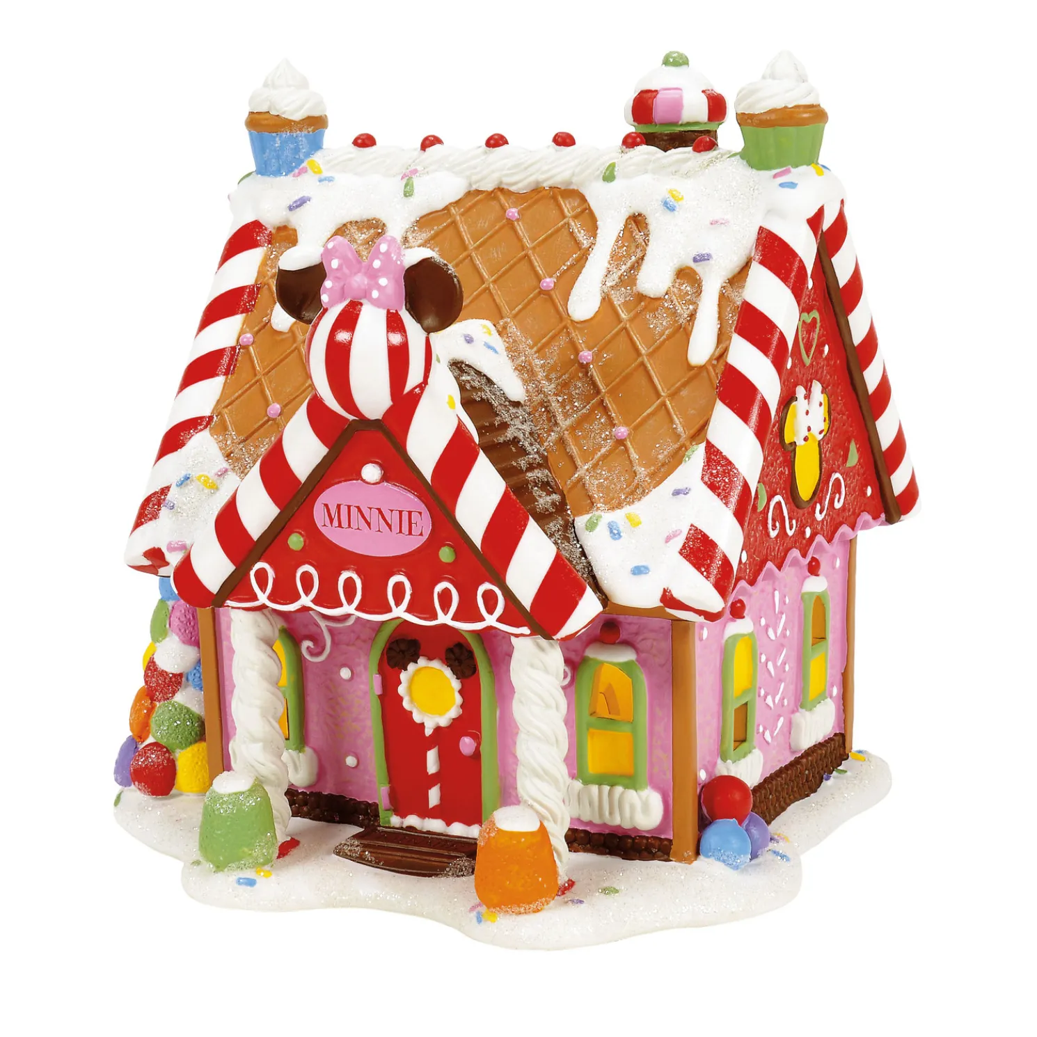 Department 56 Disney Village Minnie's Peppermint Villa Building 6013663