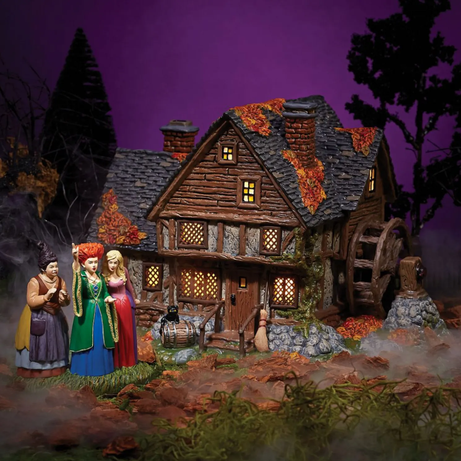 Department 56 Hocus Pocus Sanderson Sisters House and Trio