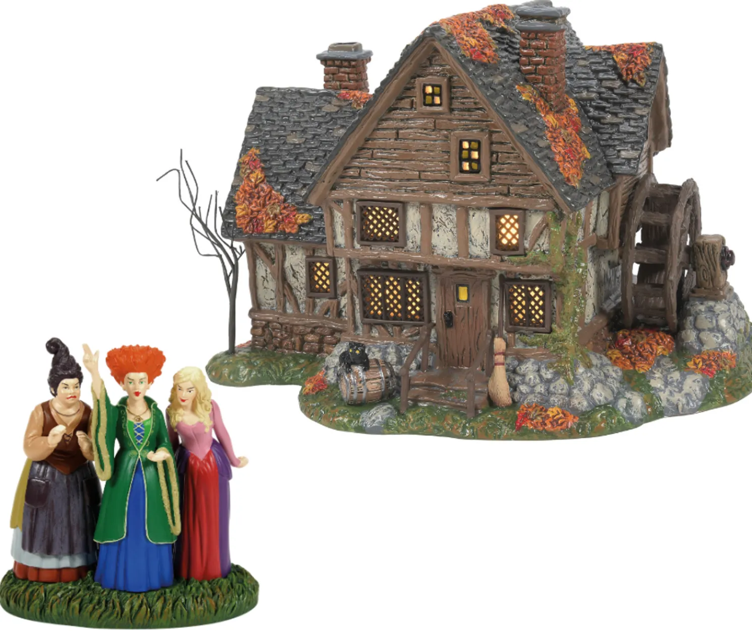 Department 56 Hocus Pocus Sanderson Sisters House and Trio