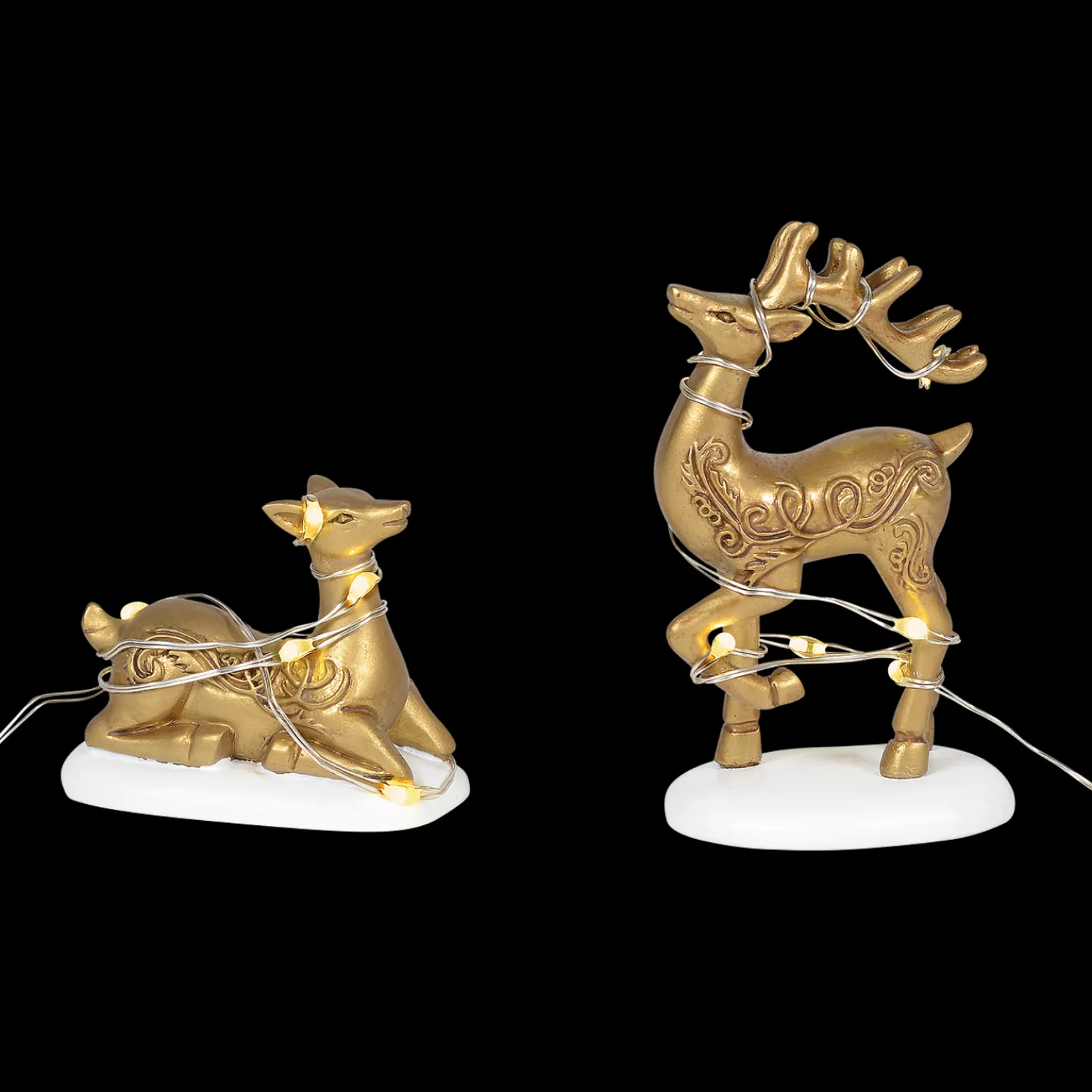 Department 56 Lit Deer Yard Decor Village Accessory 6005501