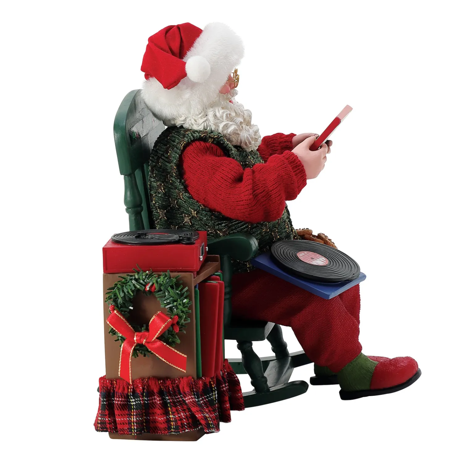 Department 56 Possible Dreams Santa Christmas Grooves Figure 6016450