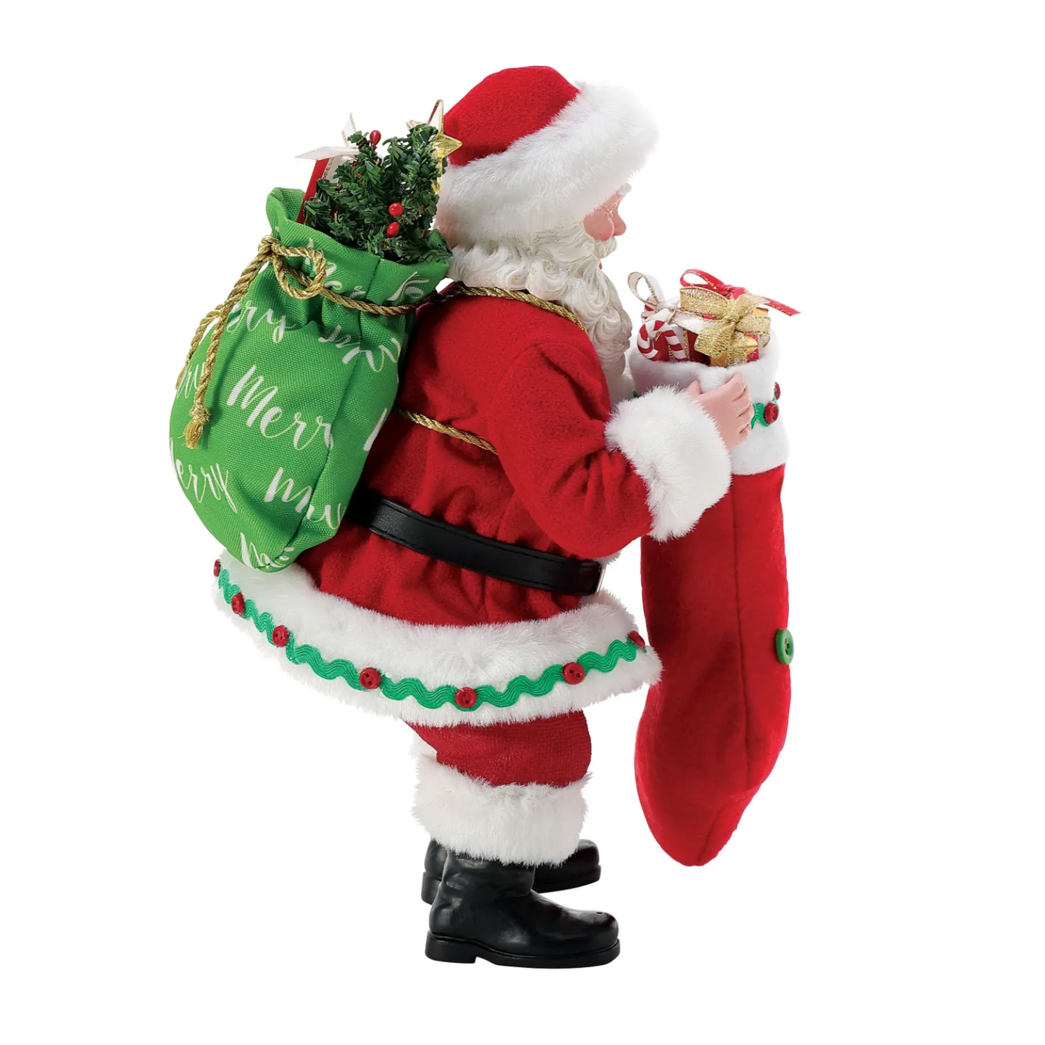 Department 56 Possible Dreams Santa The Big Stocking Figure 6016466