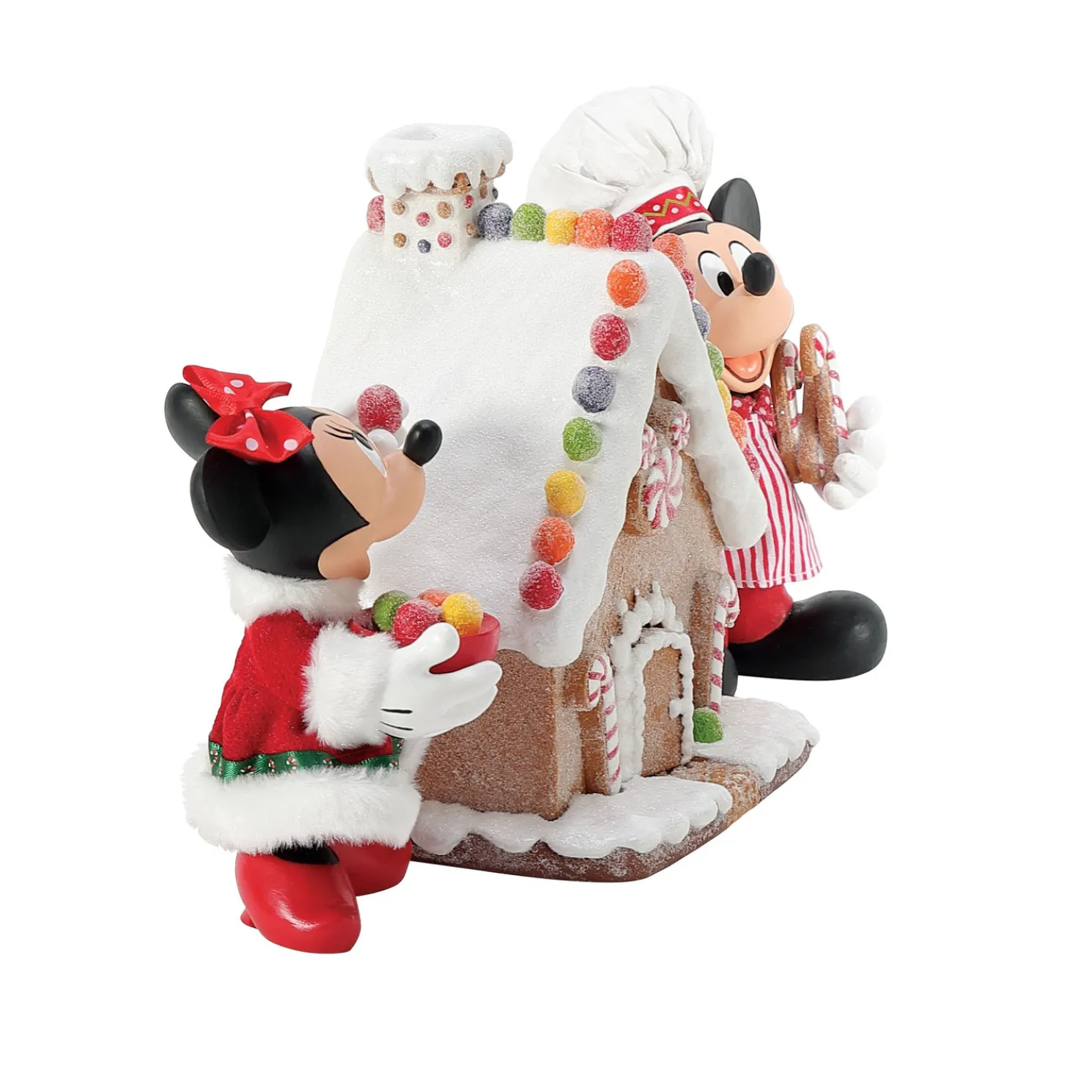 Department 56 Possible Dreams Disney Minnie & Mickey's Gingerbread House Figure 6016447