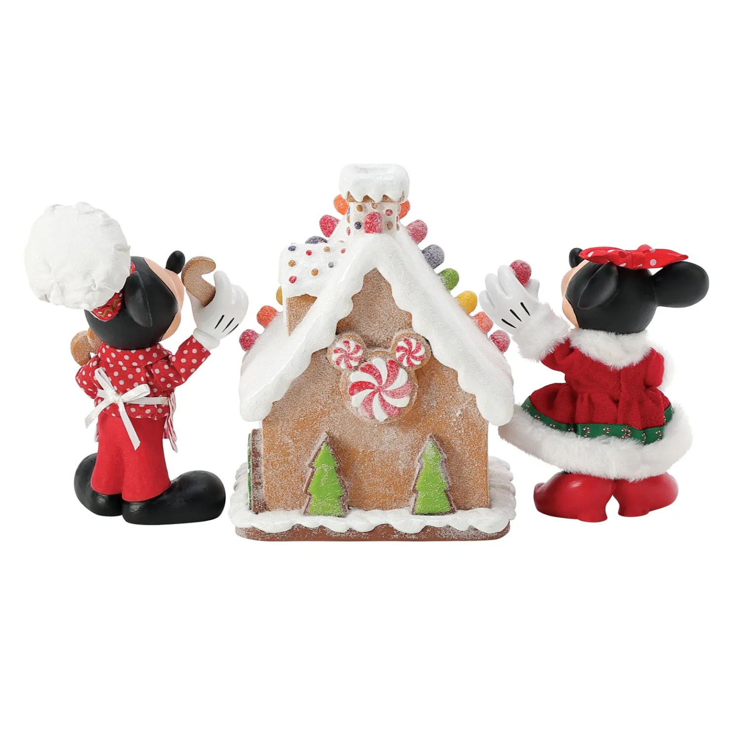 Department 56 Possible Dreams Disney Minnie & Mickey's Gingerbread House Figure 6016447
