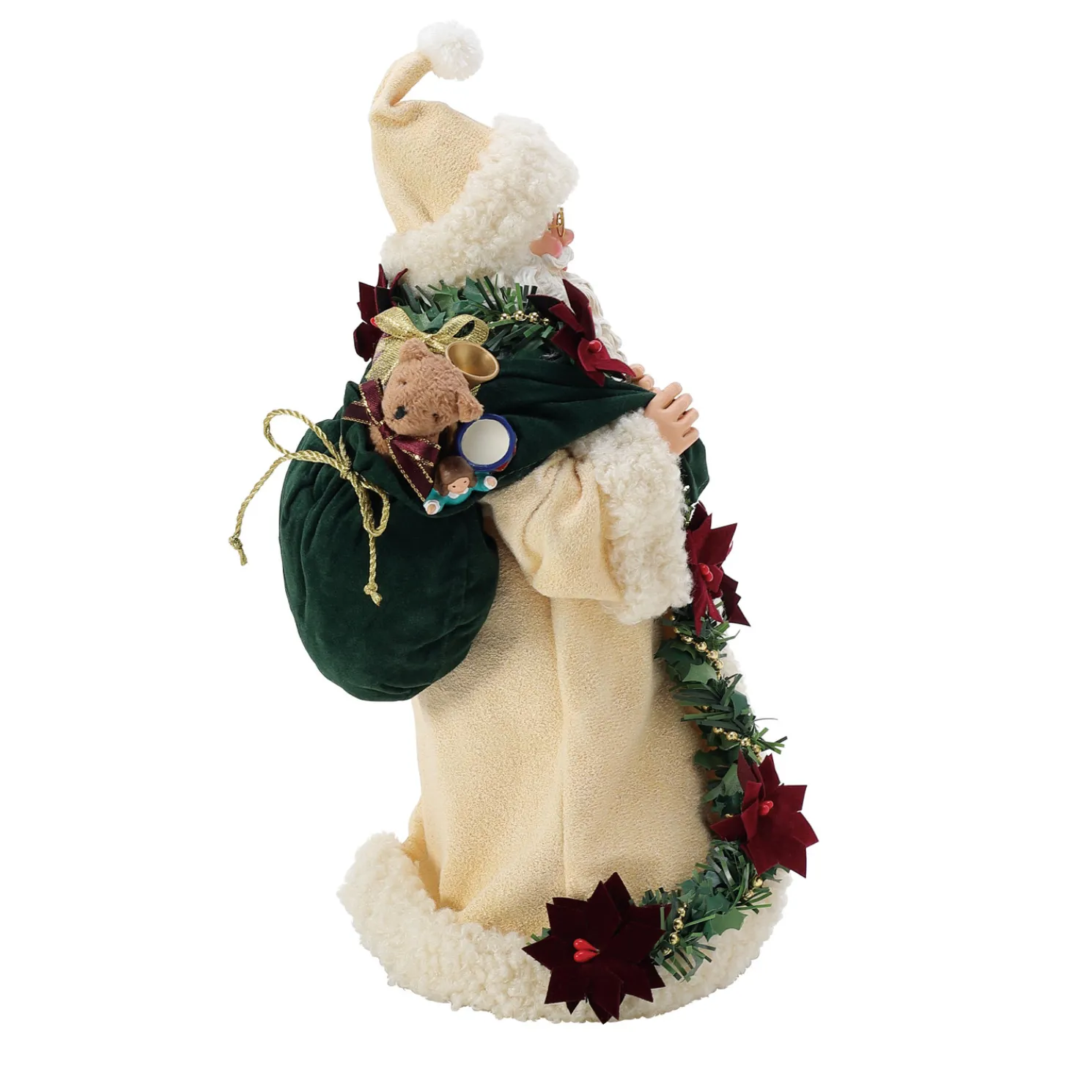 Department 56 Possible Dreams Santa Old World Poinsettia Figure 6016467