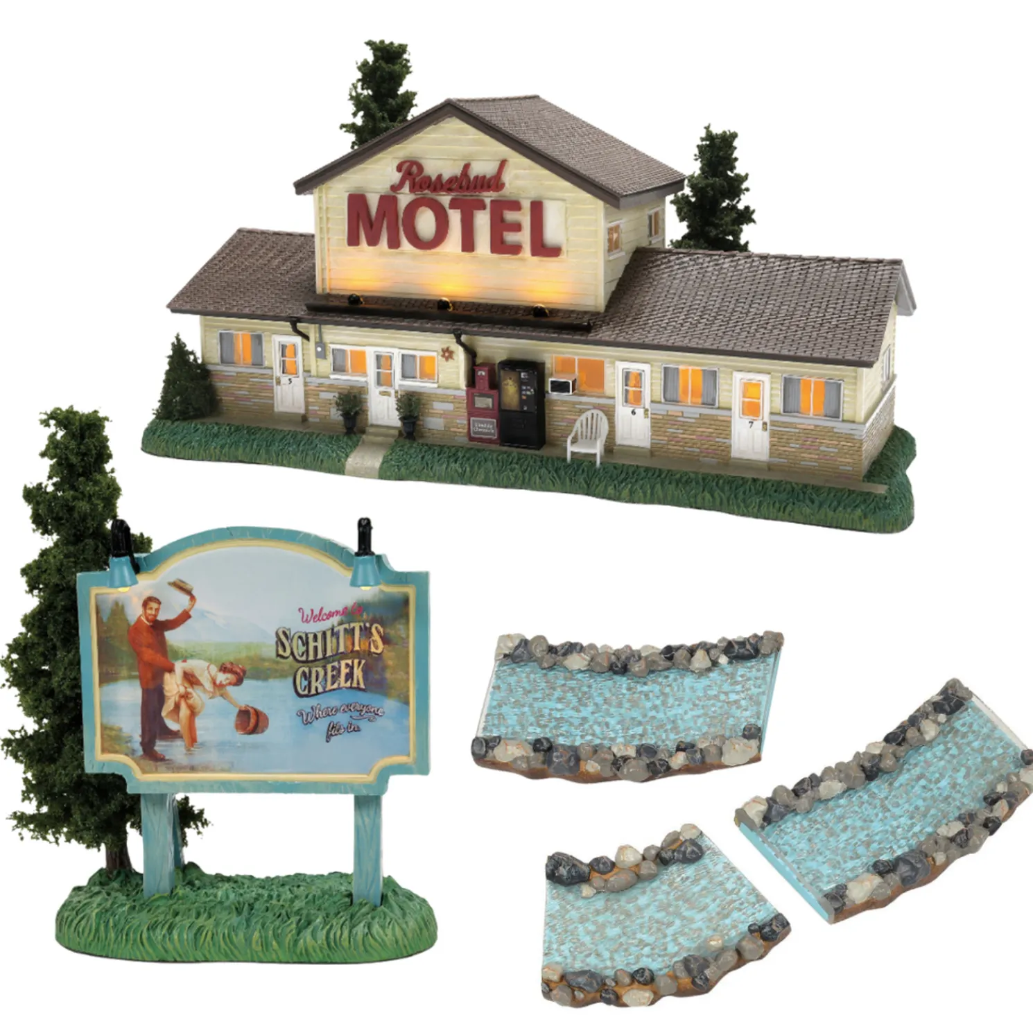 Department 56 Schitt's Creek Village Accessory Set