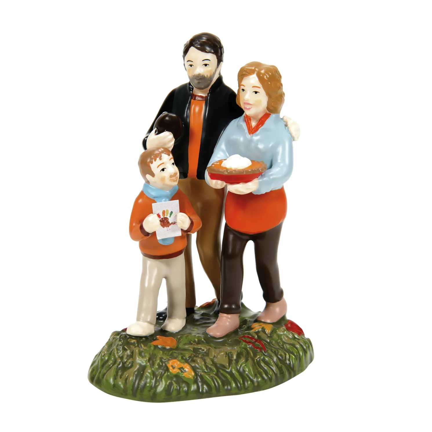 Department 56 Snow Village Halloween Touchdowns, Turkey & Pie Figure 6013601