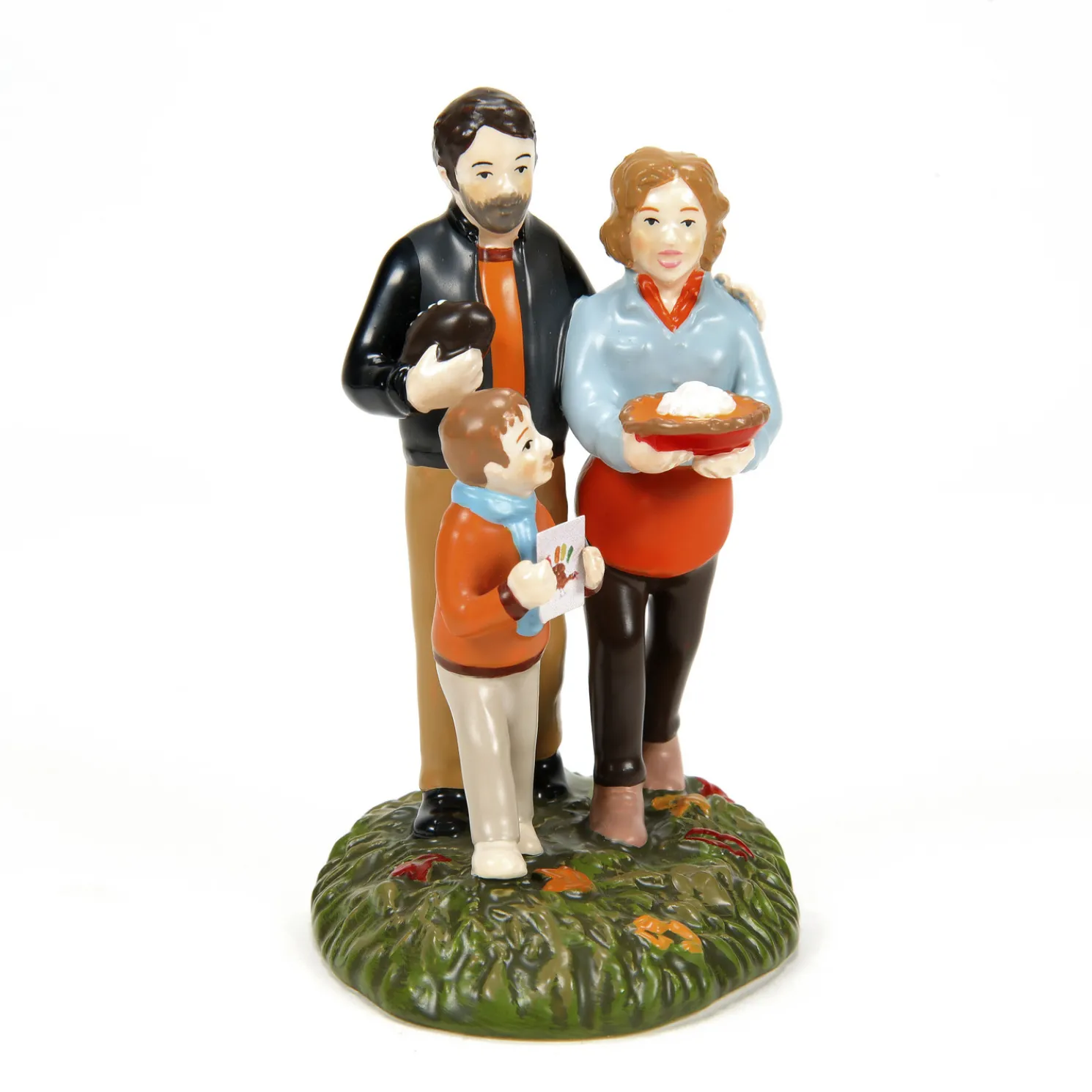 Department 56 Snow Village Halloween Touchdowns, Turkey & Pie Figure 6013601