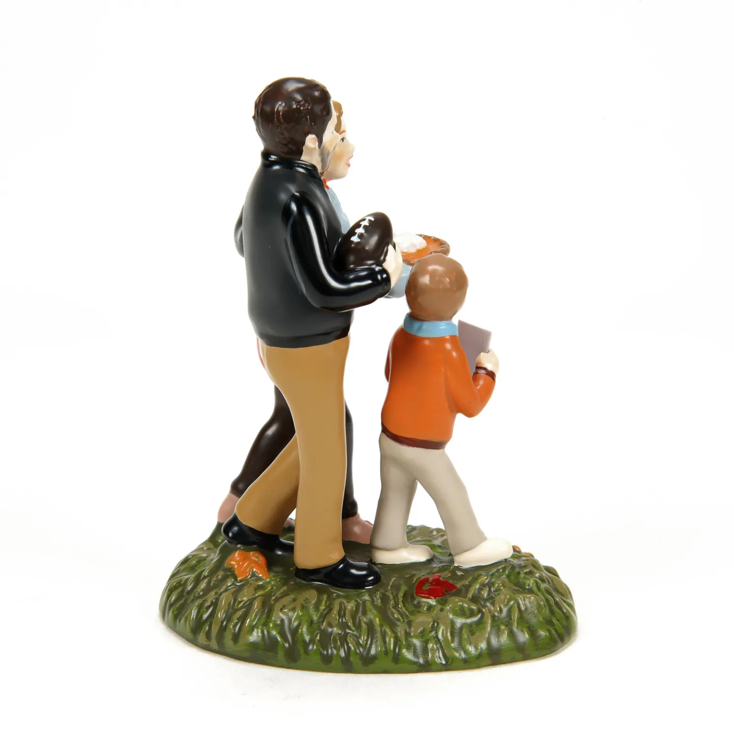 Department 56 Snow Village Halloween Touchdowns, Turkey & Pie Figure 6013601