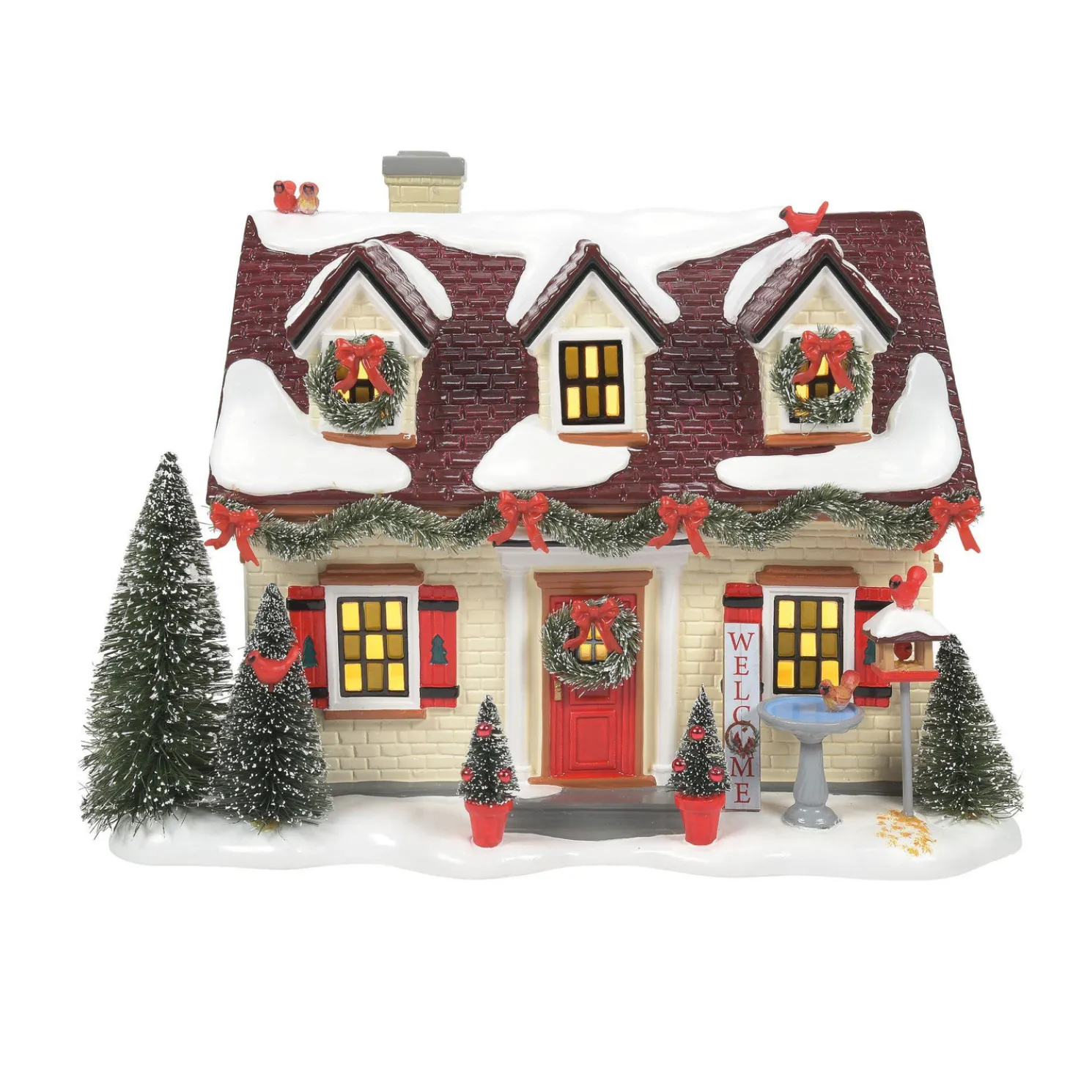 Department 56 Snow Village The Cardinal House 6013582