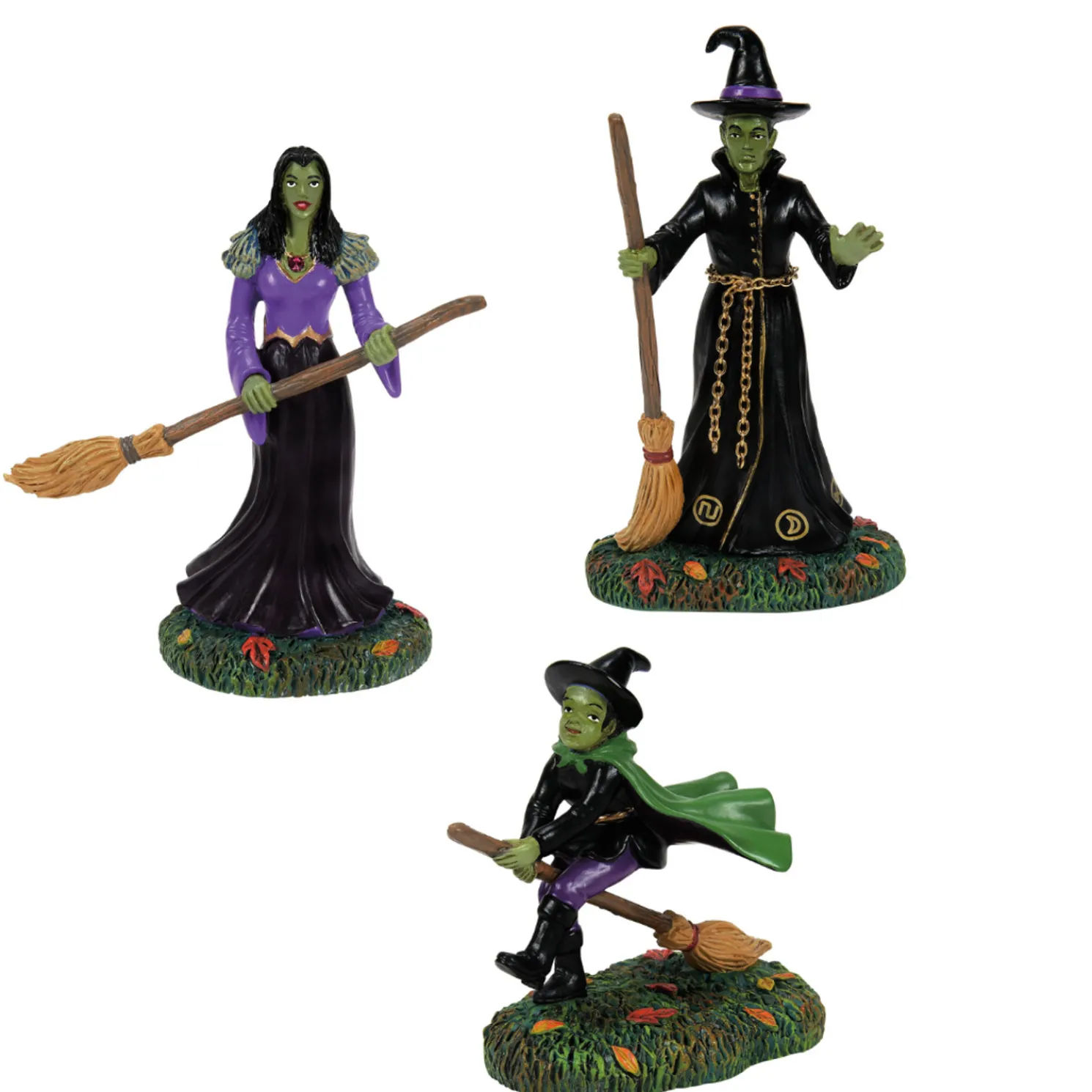 Department 56 Snow Village Halloween Ghouls & Goblins Witches Trio Figure 6013427