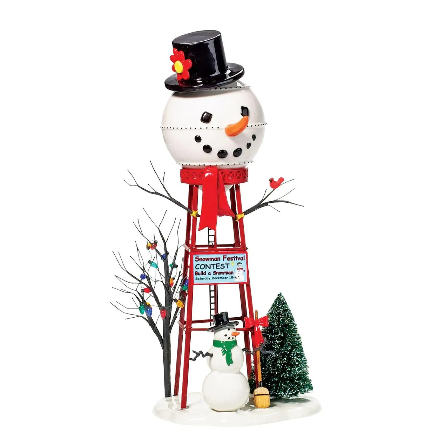 Department 56 Snowman Water Tower 800013