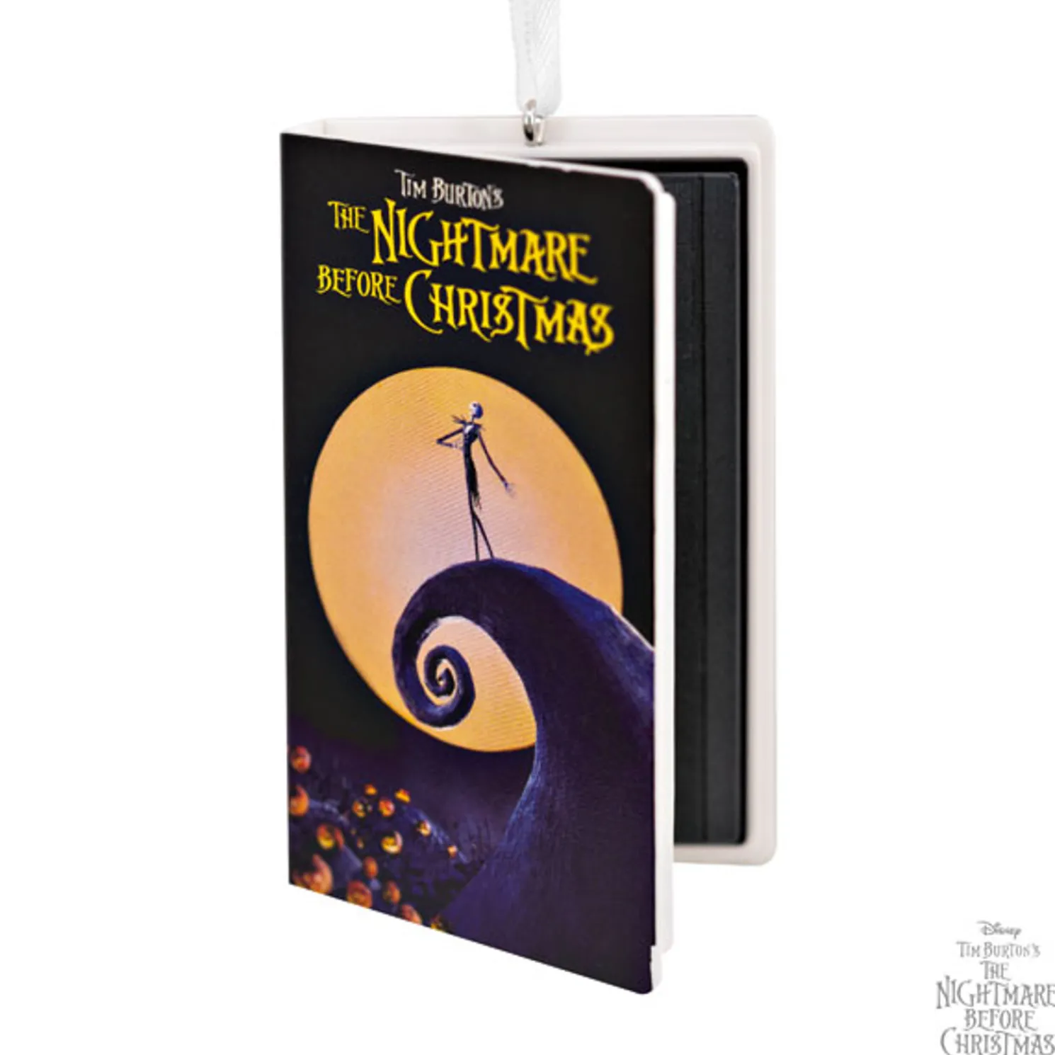Hallmark 3" VHS Tim Burton's The Nightmare Before Christmas Ornament 3HCM1086