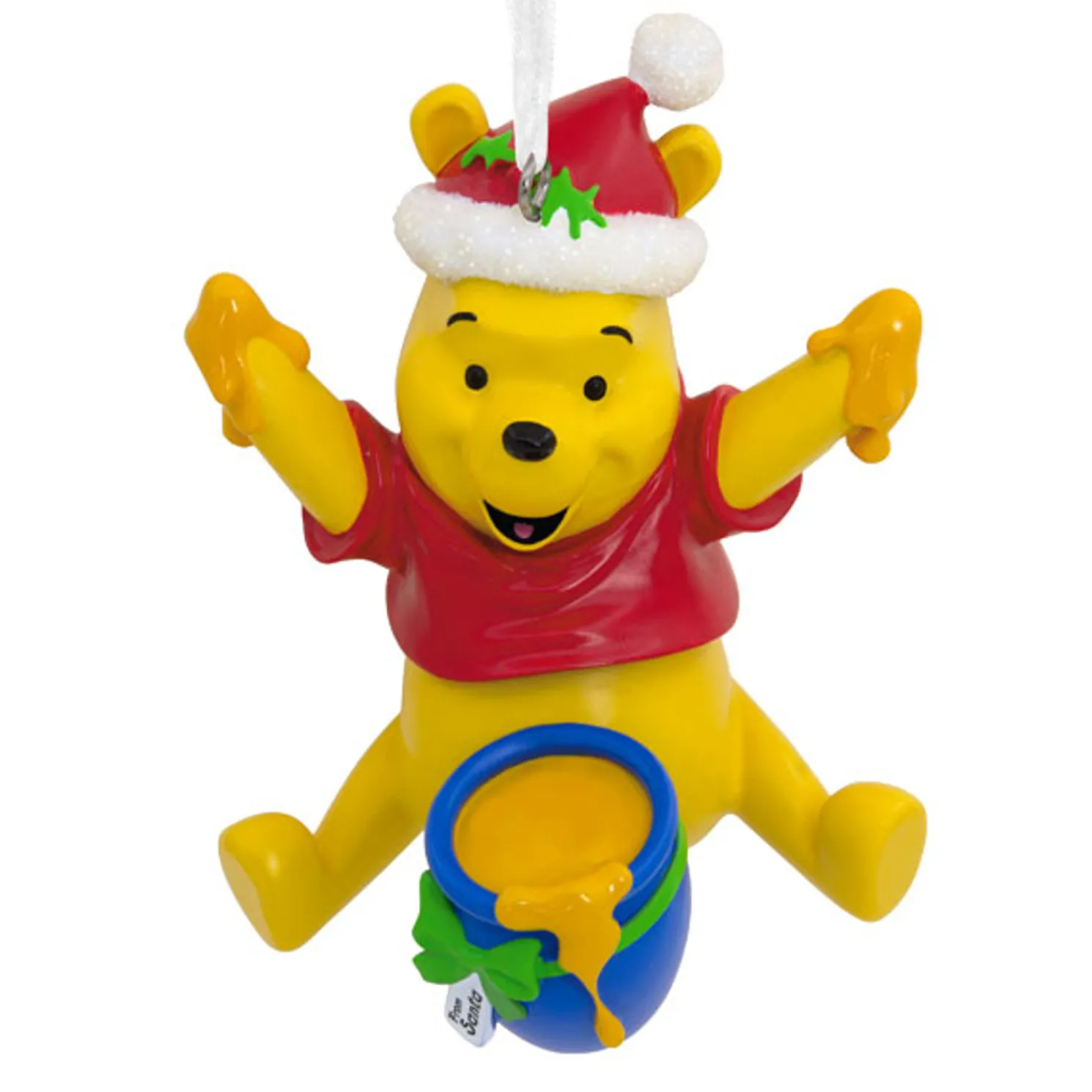 Hallmark Winnie the Pooh with Honey Pot Christmas Ornament 3HCM0814