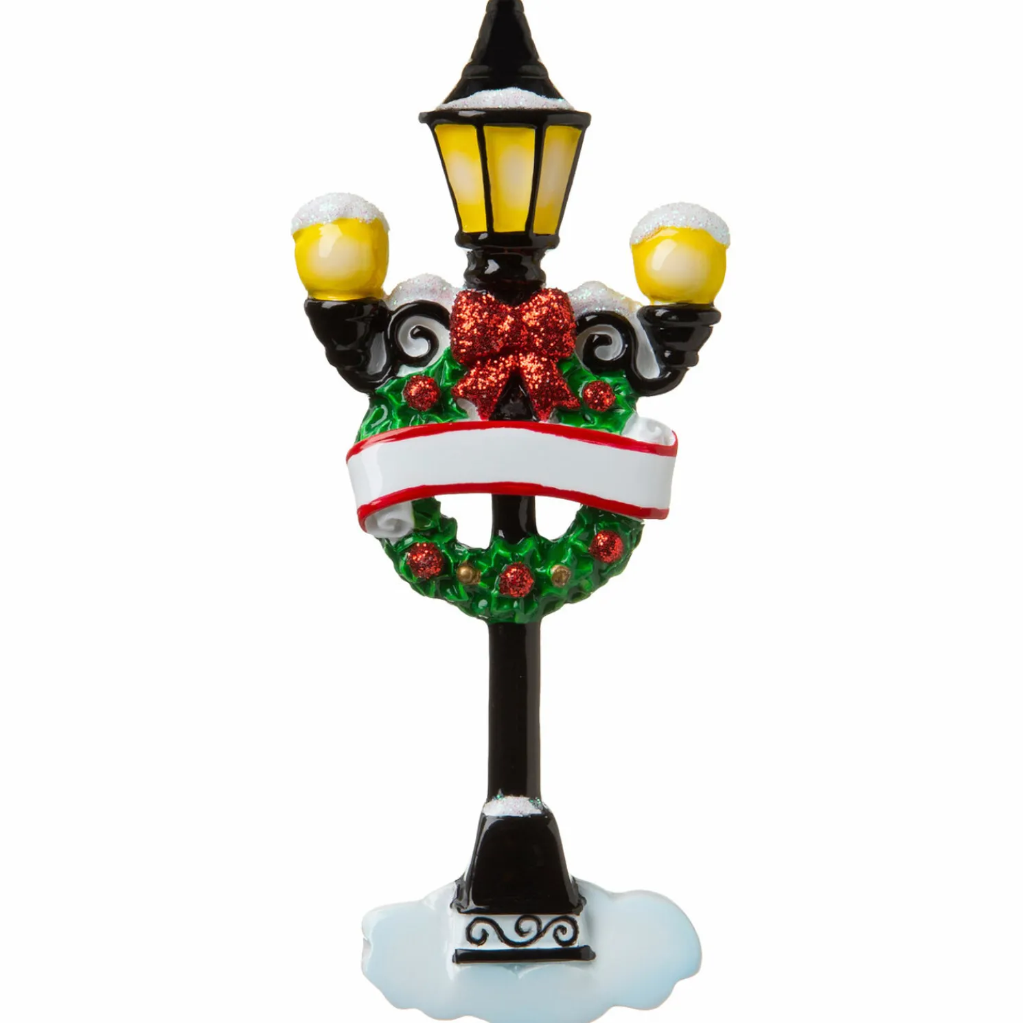Holiday Light Post Personalized Christmas Ornament OR1862