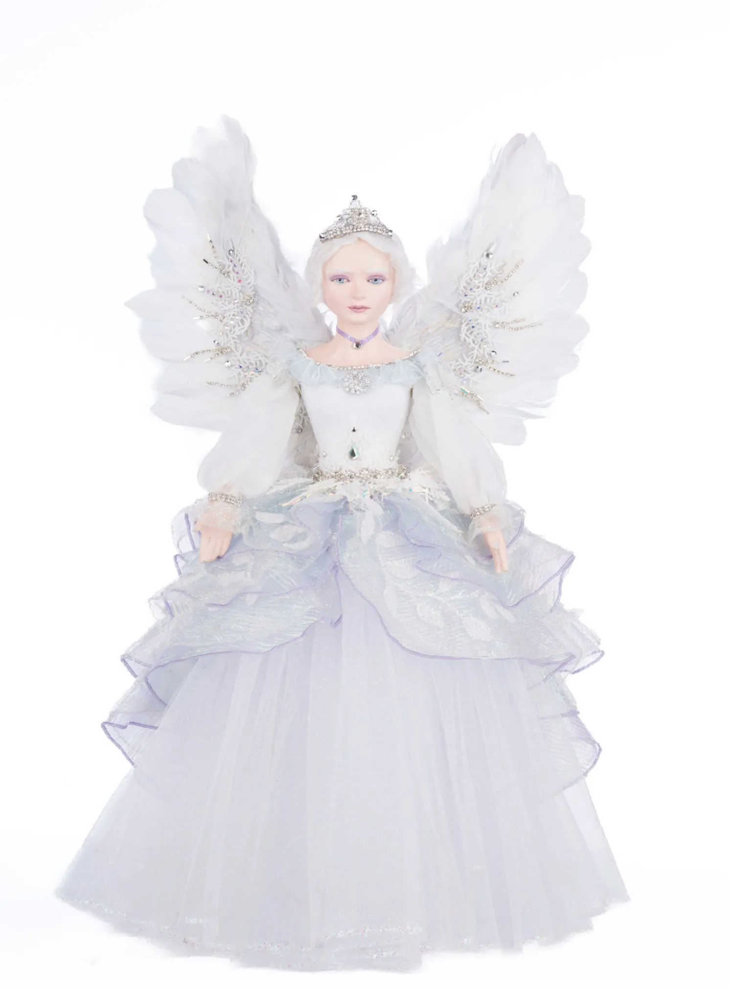 Katherine's Collection 21" Crystalline Angel Christmas Tree Topper 28-428290