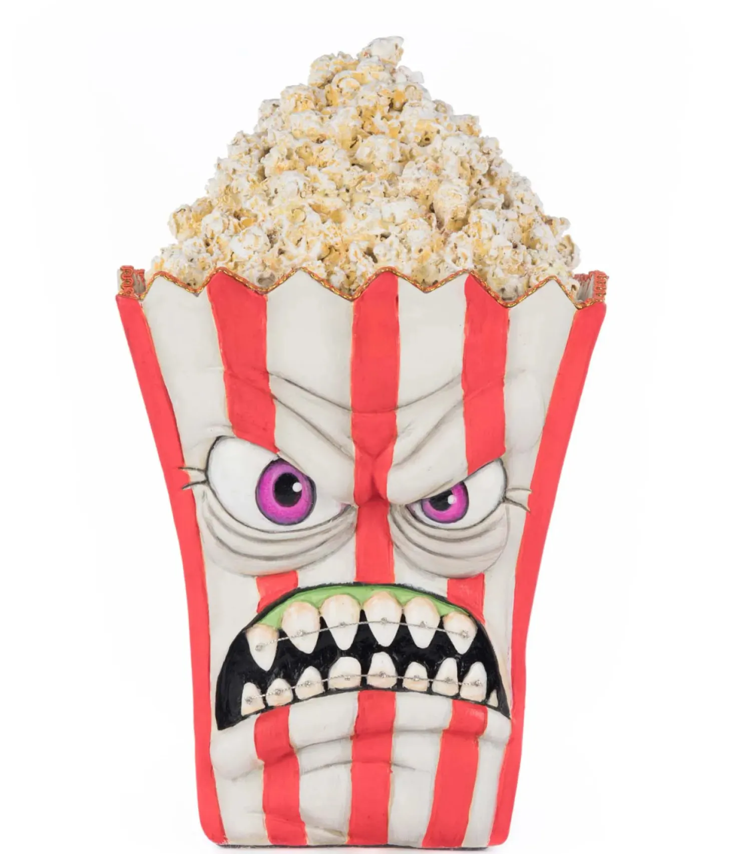 Katherine's Collection 14" Cranky Kernels Popcorn Bag Candy Container Halloween Decoration 28-528656