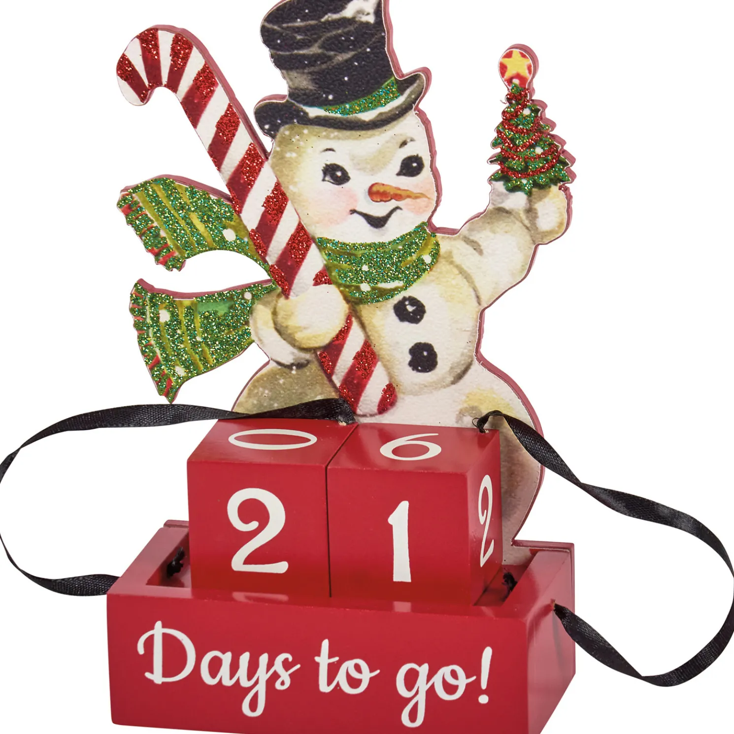 Primitives By Kathy Snowman Days To Go Christmas Countdown 115323