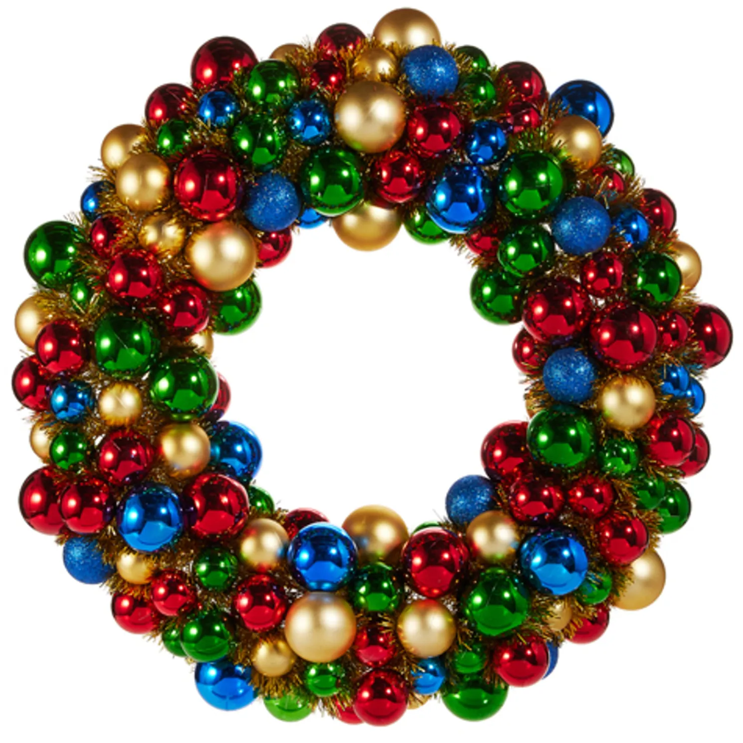 Raz 24" Christmas Shop Ball Ornament Christmas Wreath W4516429