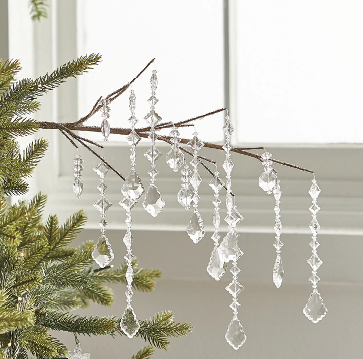Raz 34" Dripping Jewel Christmas Tree Stem Pick F4017567