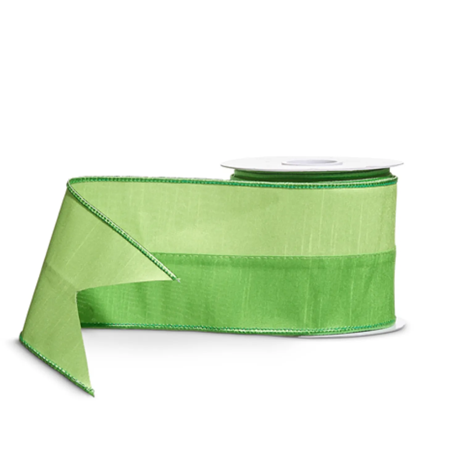 Raz 4" Green Two Toned Wired Christmas Ribbon R4571819