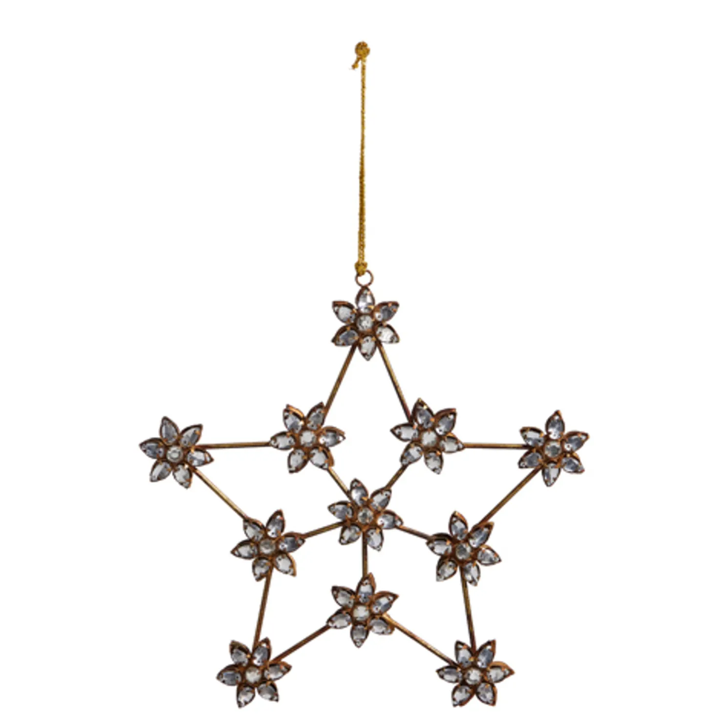 Raz 8.5" Jeweled Star Christmas Ornament 4401291