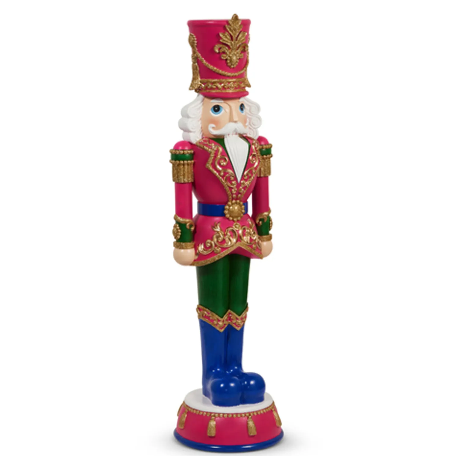 Raz 36" Multicolor Large Nutcracker Figure Christmas Decoration 4530512