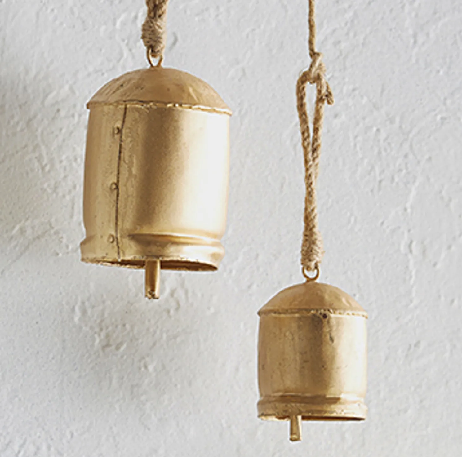 Raz 4.5" or 6" Copper Vintage Bell Christmas Ornament