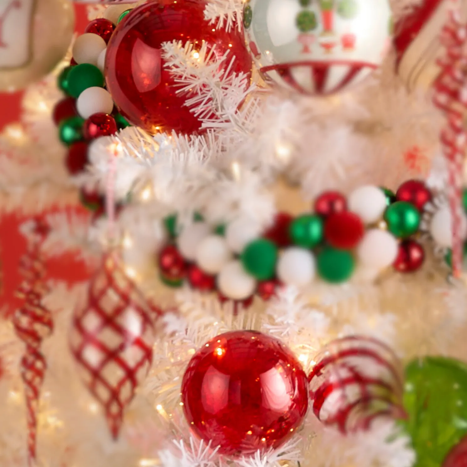 Raz 4" or 5" Red Sheer Blown Glass Christmas Ornament