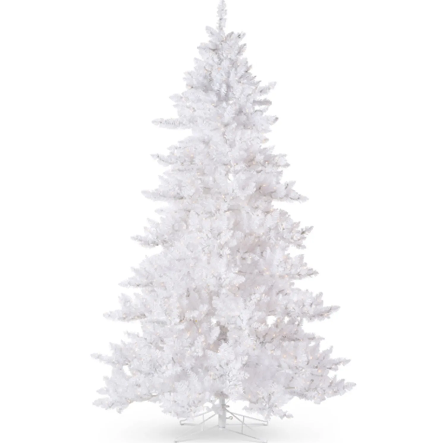 Raz 7.5' or 9' White Tinsel Lighted Christmas Tree