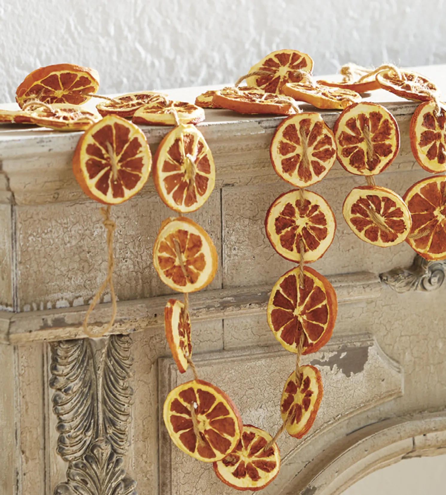 Raz 5.5' Orange Slice Christmas Tree Garland G4202278