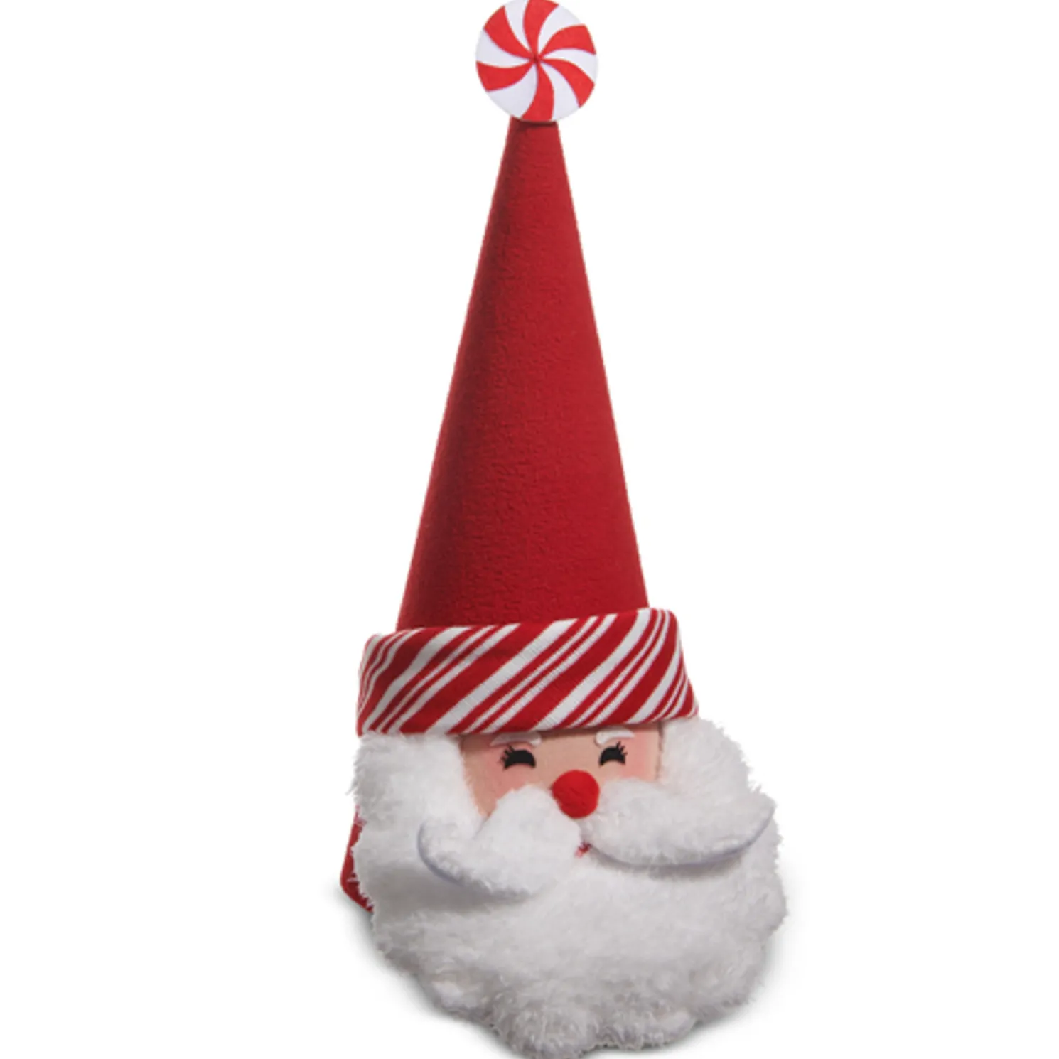 Raz 17" Peppermint Santa Christmas Tree Topper 4516657