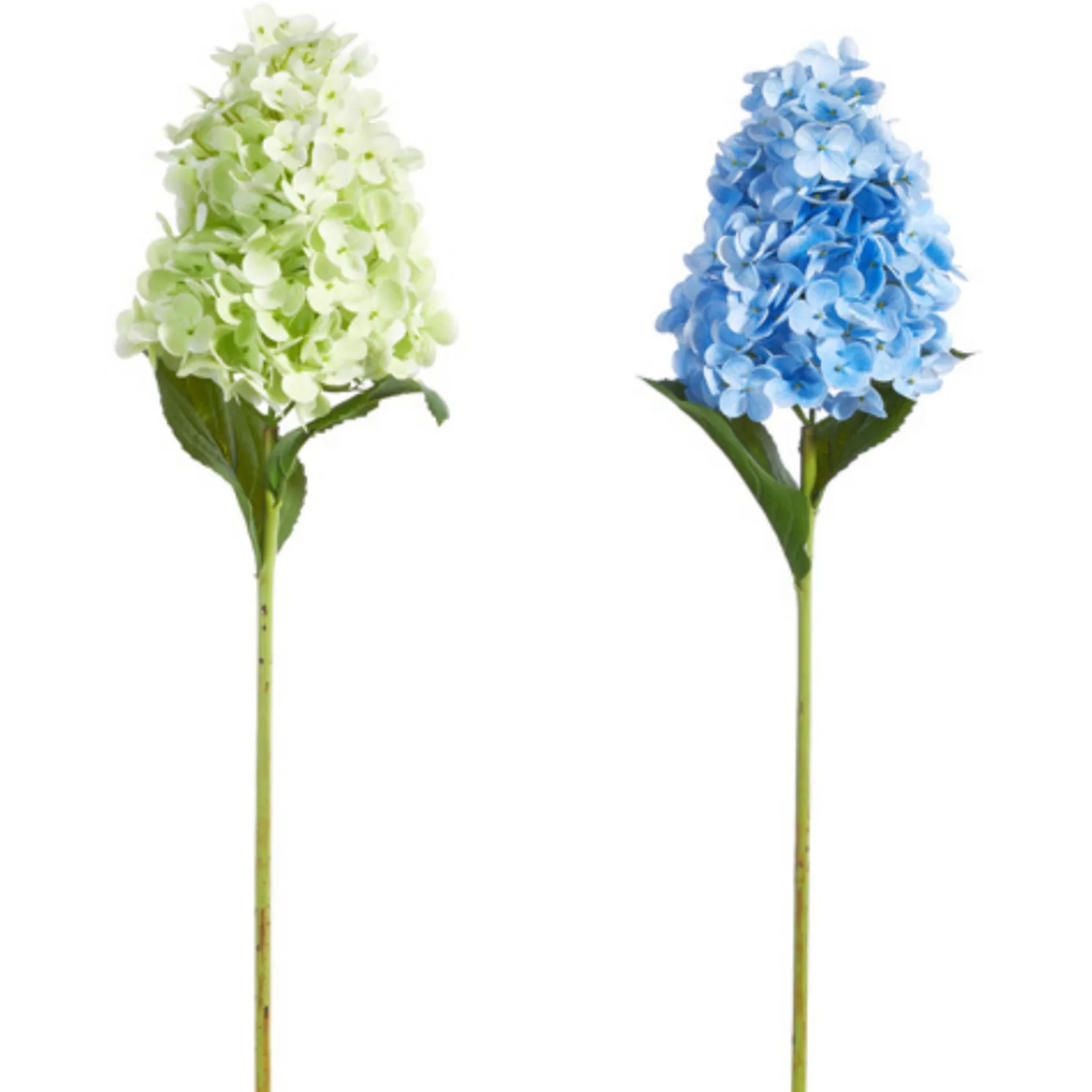Raz 29" Real Touch Blue or Green Hydrangea Stem