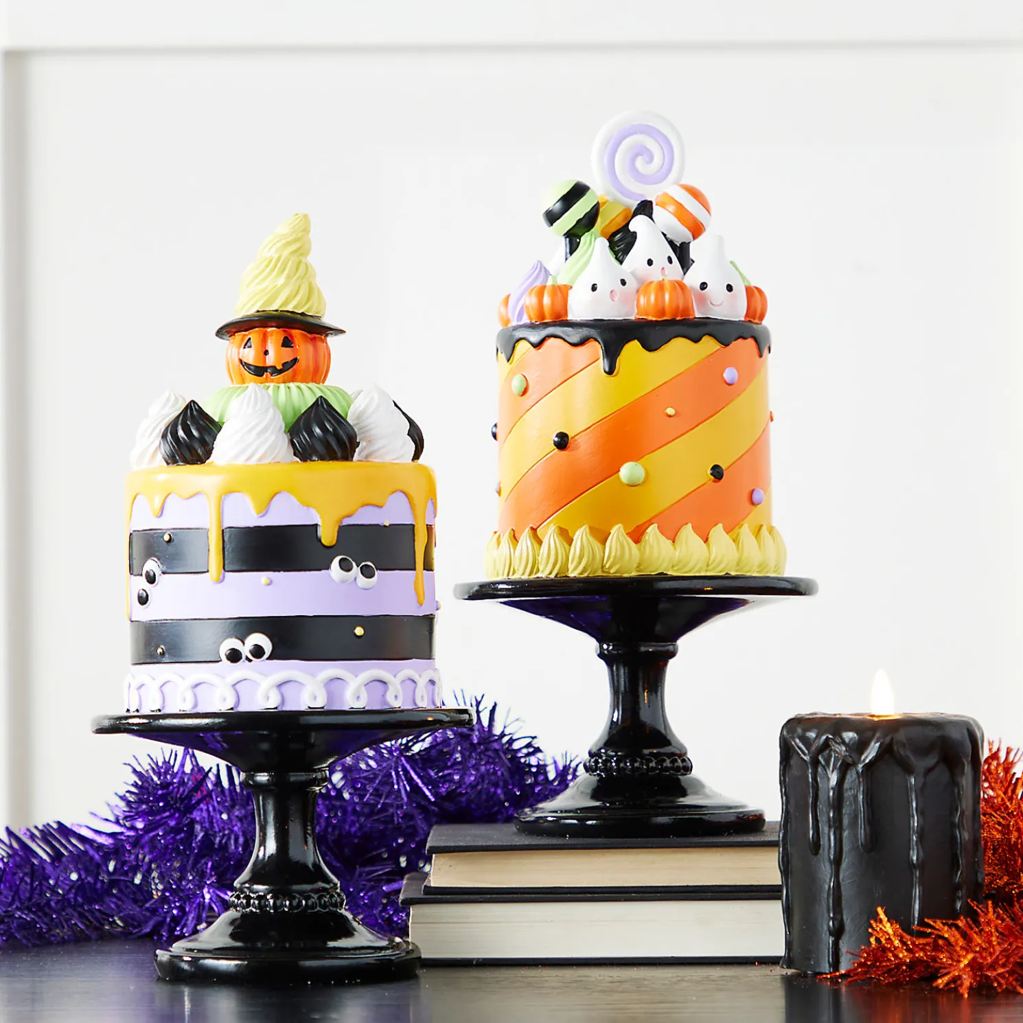 Raz 12" Spooky Cake Halloween Decoration 4510317