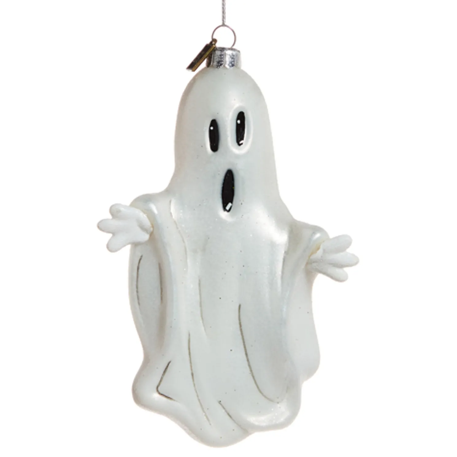 Raz Eric Cortina Big Boo or Lil' Boo Glass Halloween Ornament