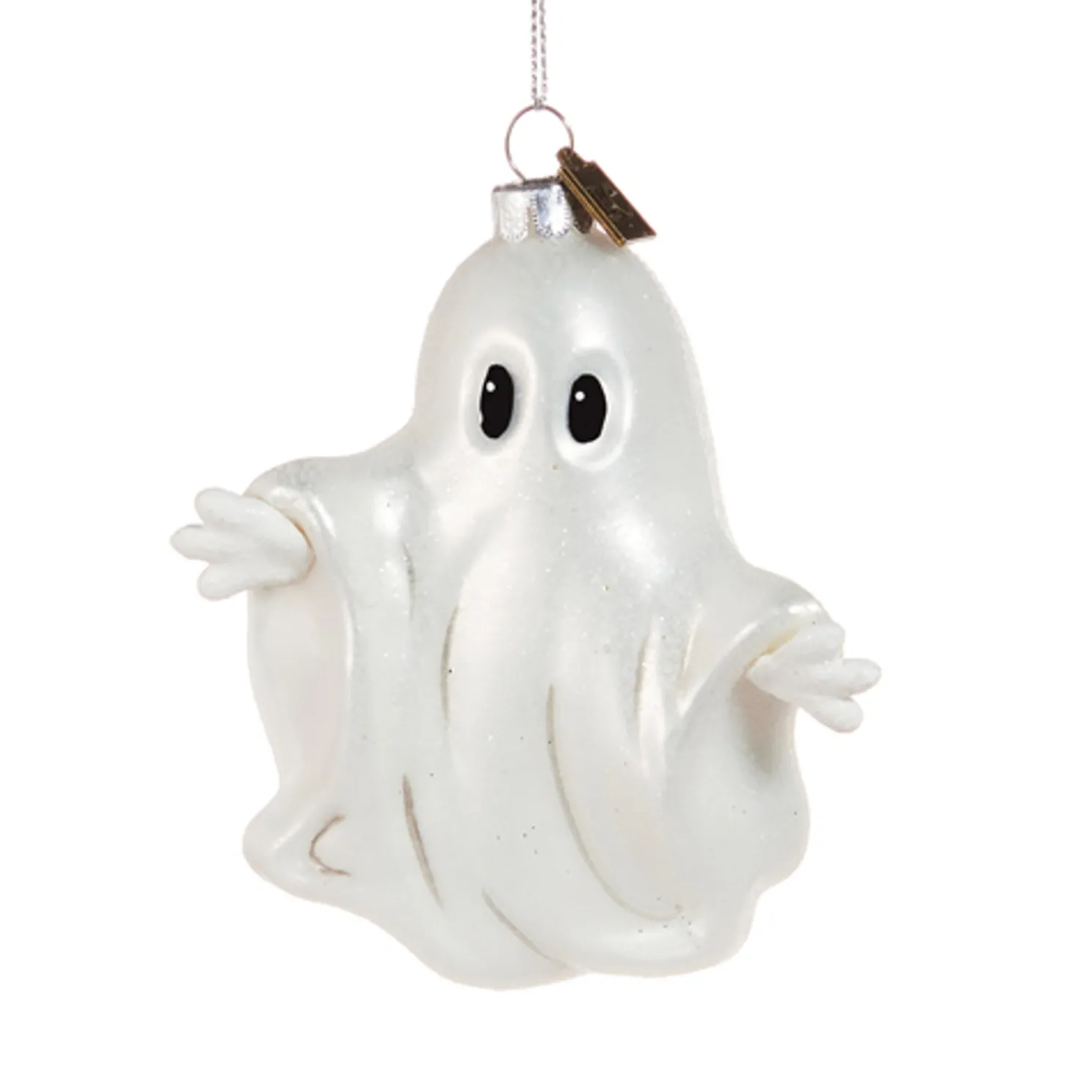 Raz Eric Cortina Big Boo or Lil' Boo Glass Halloween Ornament