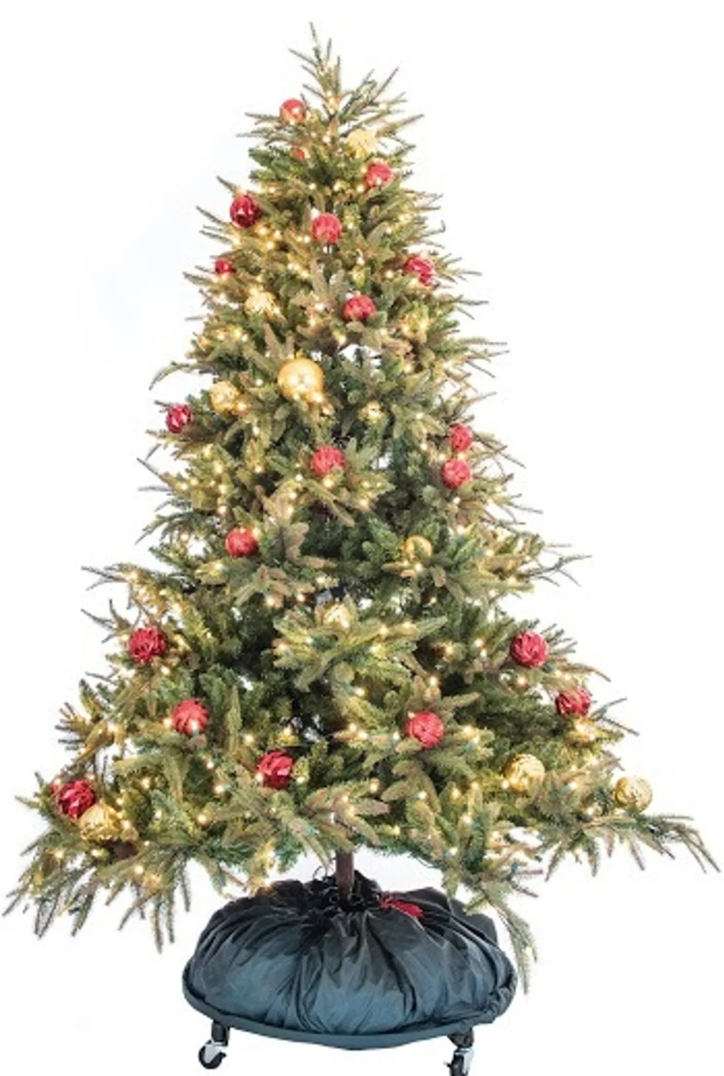 Tree Keeper 9' Pro Decorated Christmas Tree Storage Bag with Rolling Stand TK-10104